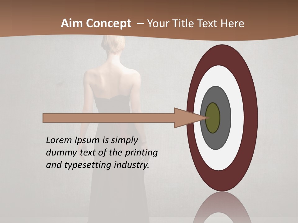 Luxury Wall Model PowerPoint Template