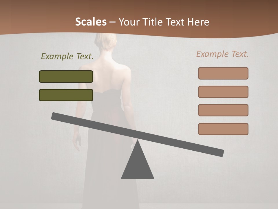 Luxury Wall Model PowerPoint Template
