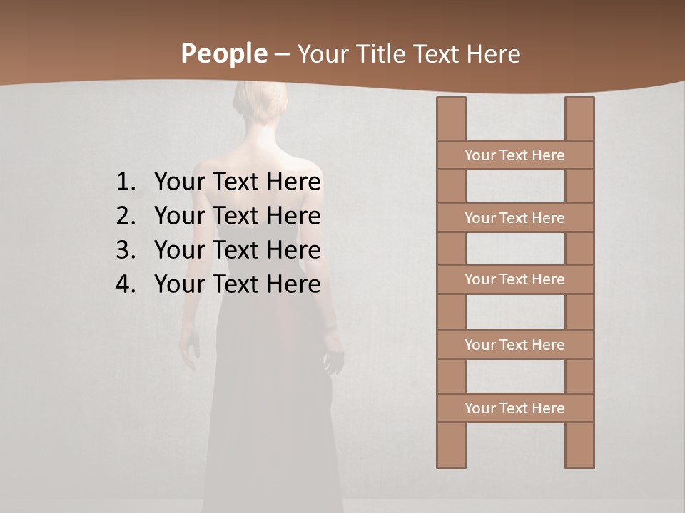 Luxury Wall Model PowerPoint Template