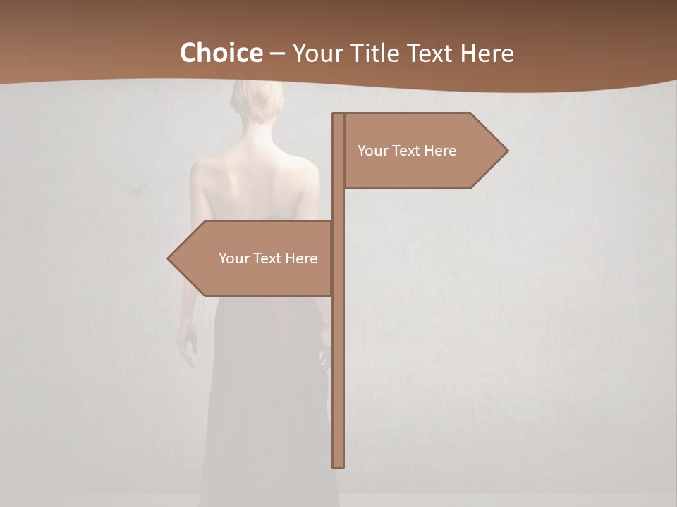 Luxury Wall Model PowerPoint Template