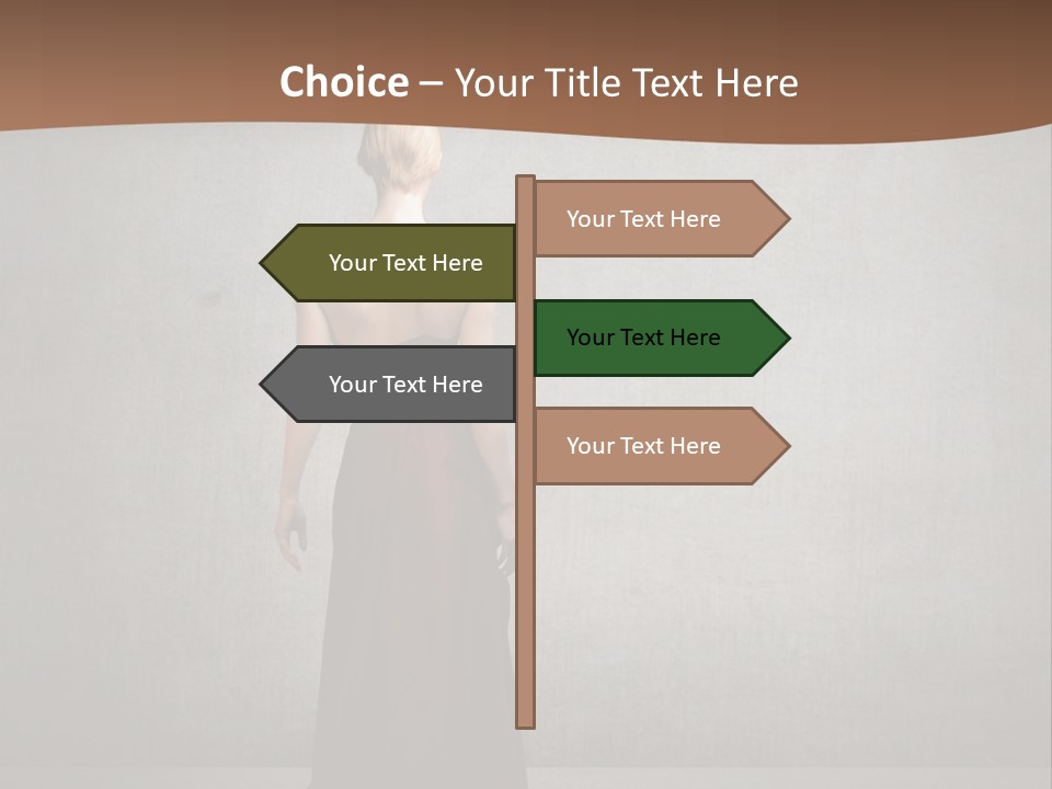 Luxury Wall Model PowerPoint Template