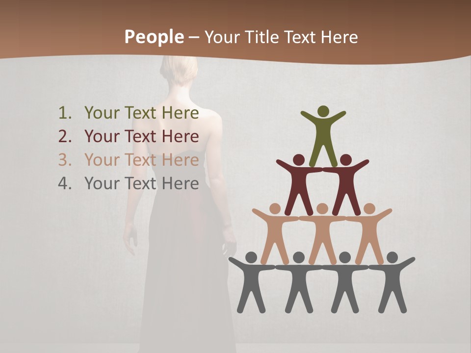 Luxury Wall Model PowerPoint Template