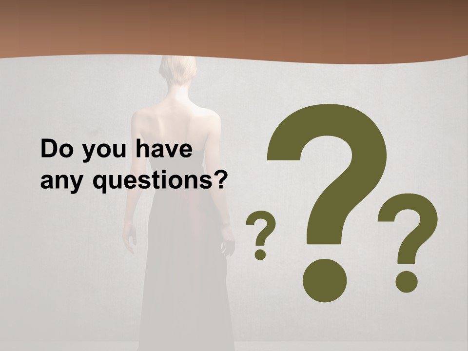 Luxury Wall Model PowerPoint Template