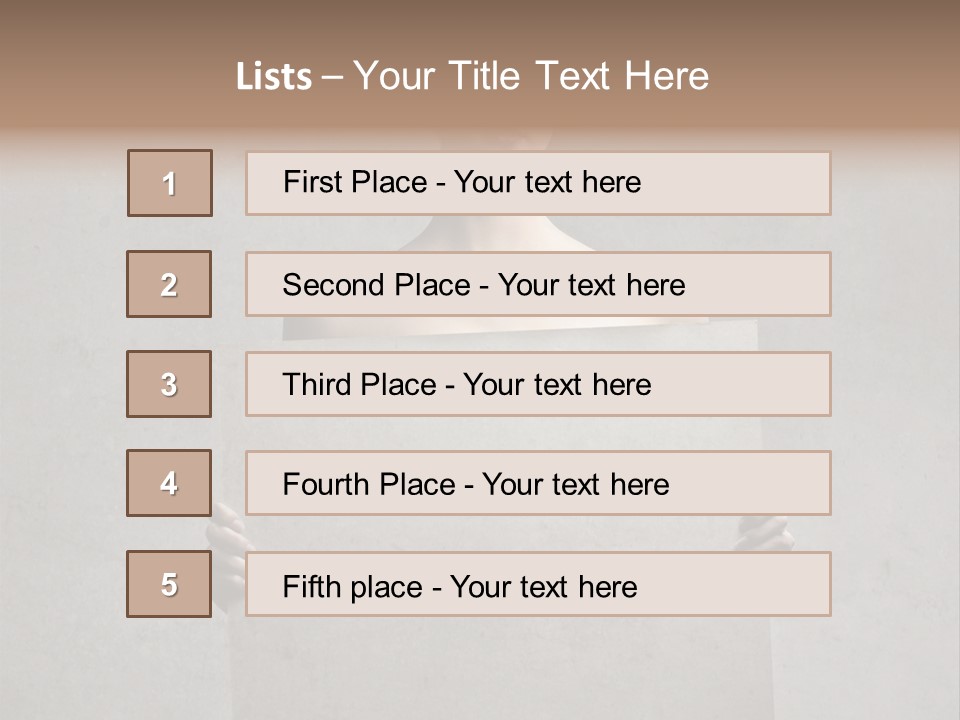 Billboard Back Board PowerPoint Template