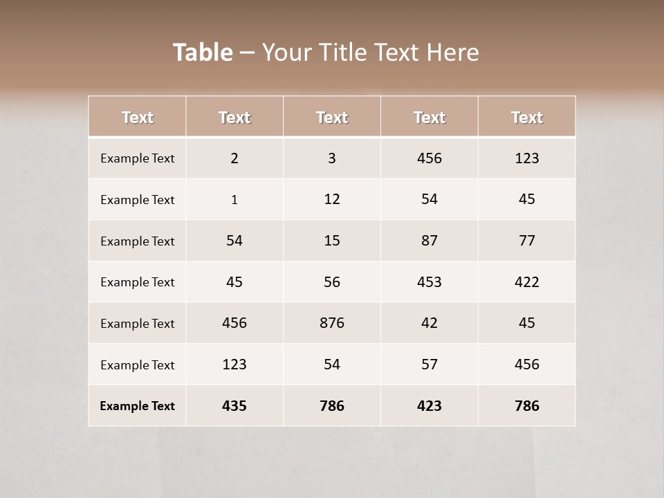 Billboard Back Board PowerPoint Template