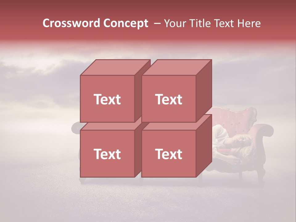 Emotion Caucasian Landscaped PowerPoint Template