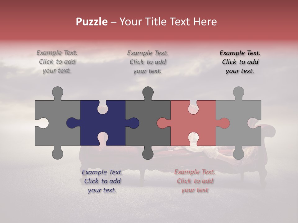 Emotion Caucasian Landscaped PowerPoint Template