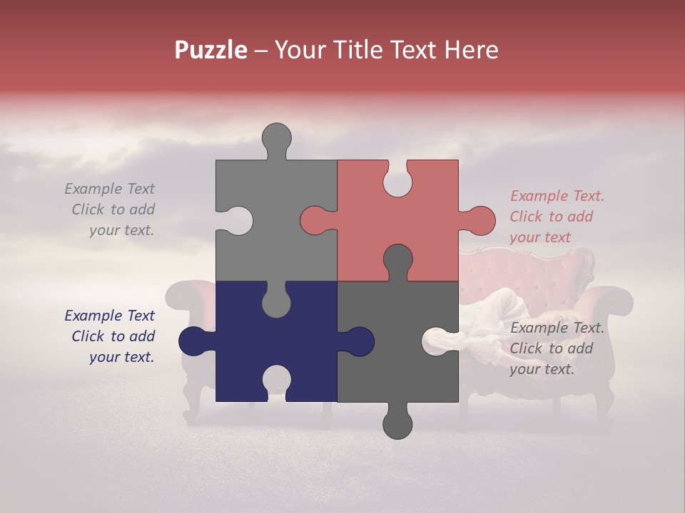Emotion Caucasian Landscaped PowerPoint Template