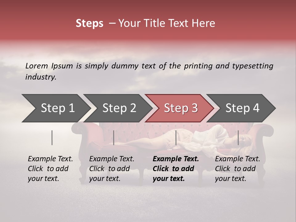 Emotion Caucasian Landscaped PowerPoint Template