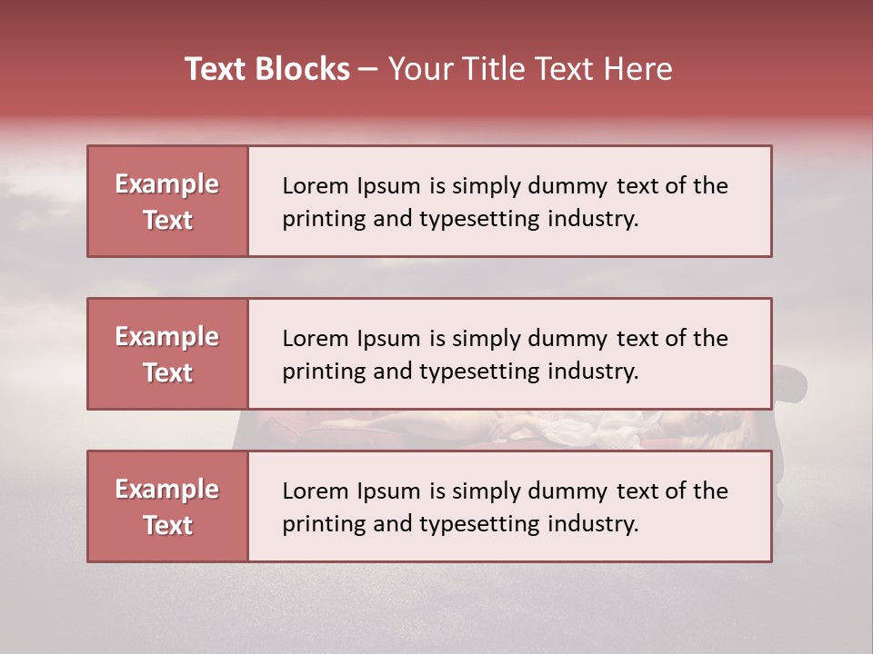 Emotion Caucasian Landscaped PowerPoint Template