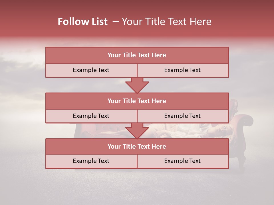 Emotion Caucasian Landscaped PowerPoint Template