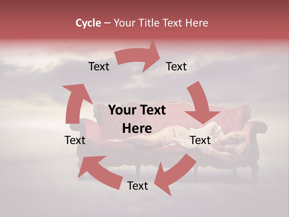 Emotion Caucasian Landscaped PowerPoint Template