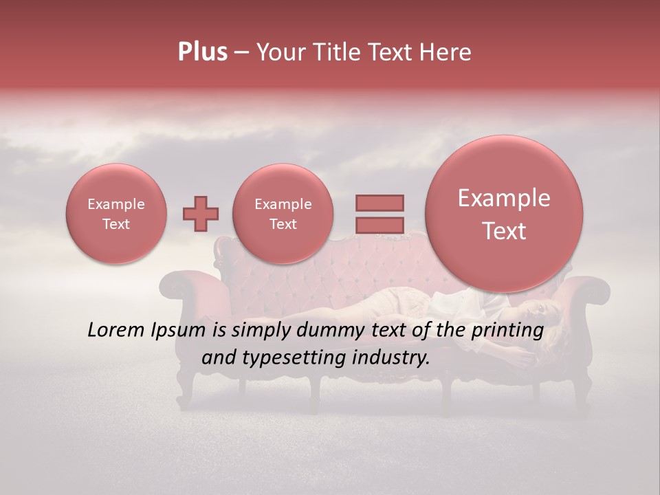 Emotion Caucasian Landscaped PowerPoint Template