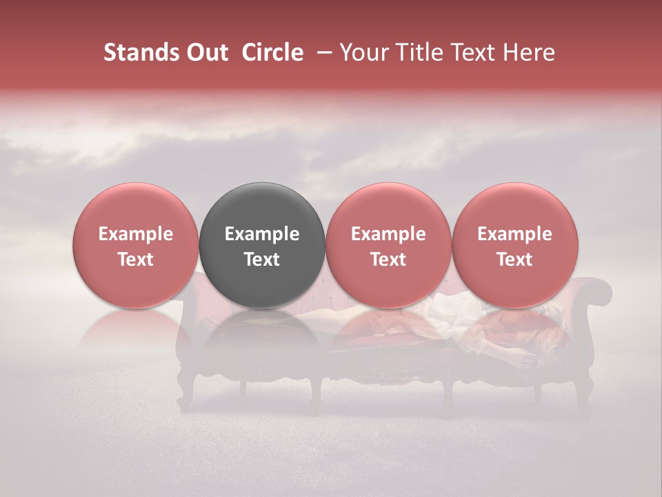 Emotion Caucasian Landscaped PowerPoint Template
