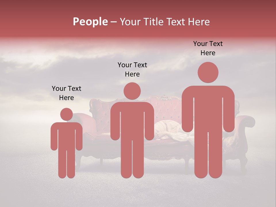 Emotion Caucasian Landscaped PowerPoint Template