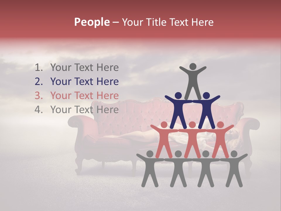 Emotion Caucasian Landscaped PowerPoint Template