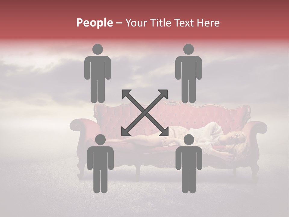 Emotion Caucasian Landscaped PowerPoint Template