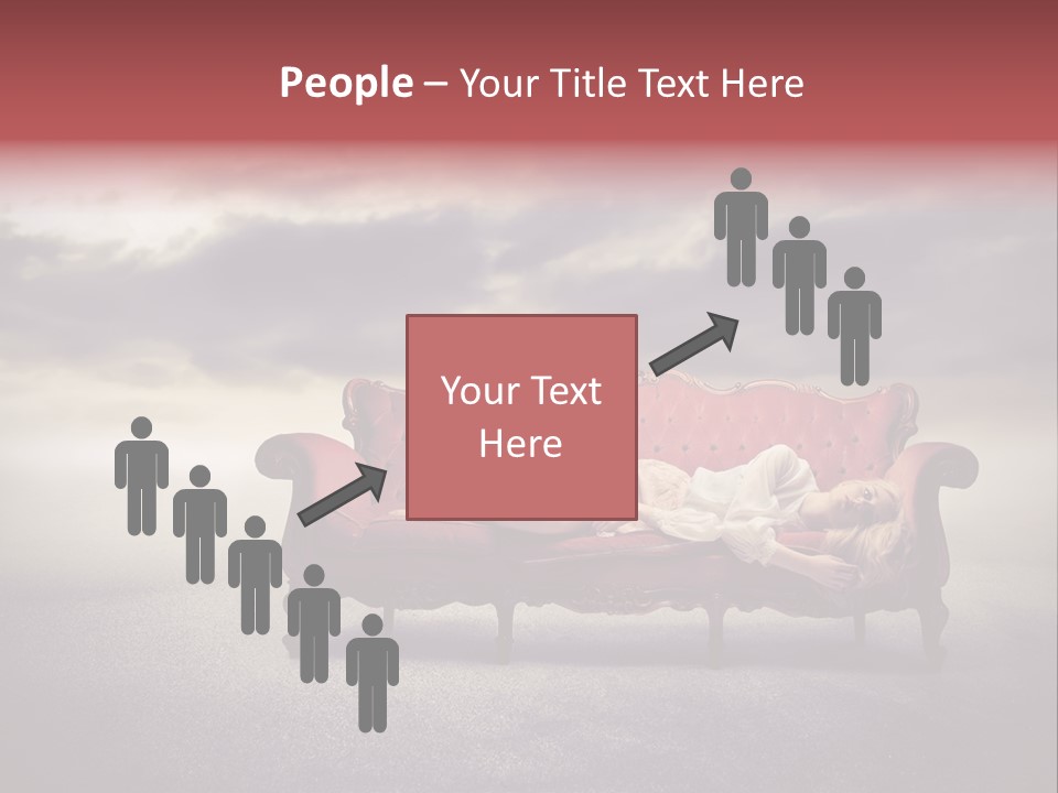 Emotion Caucasian Landscaped PowerPoint Template