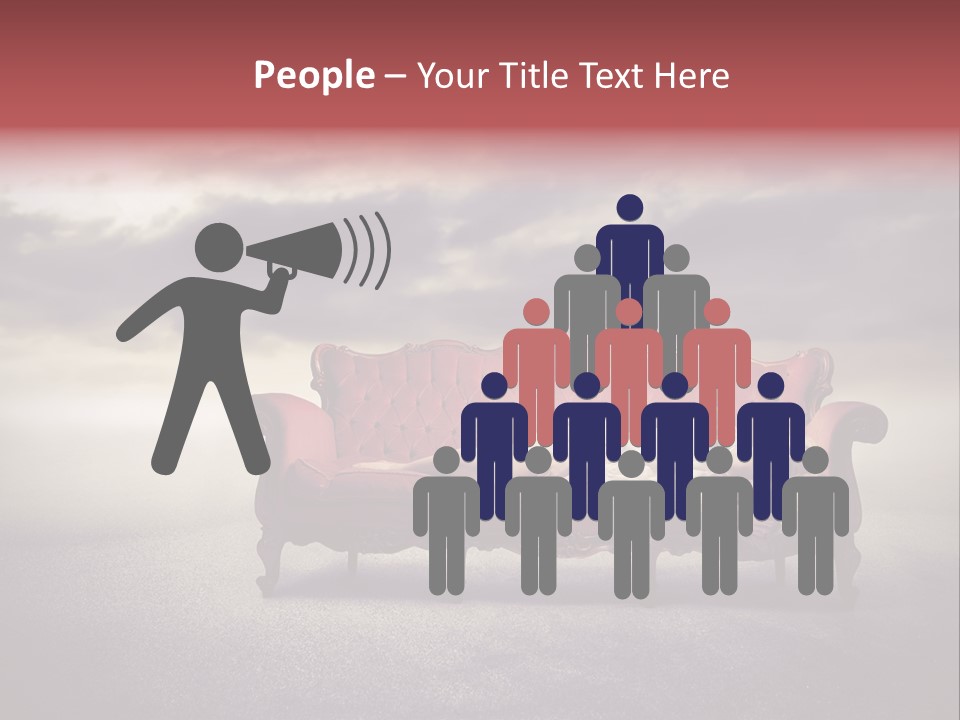 Emotion Caucasian Landscaped PowerPoint Template
