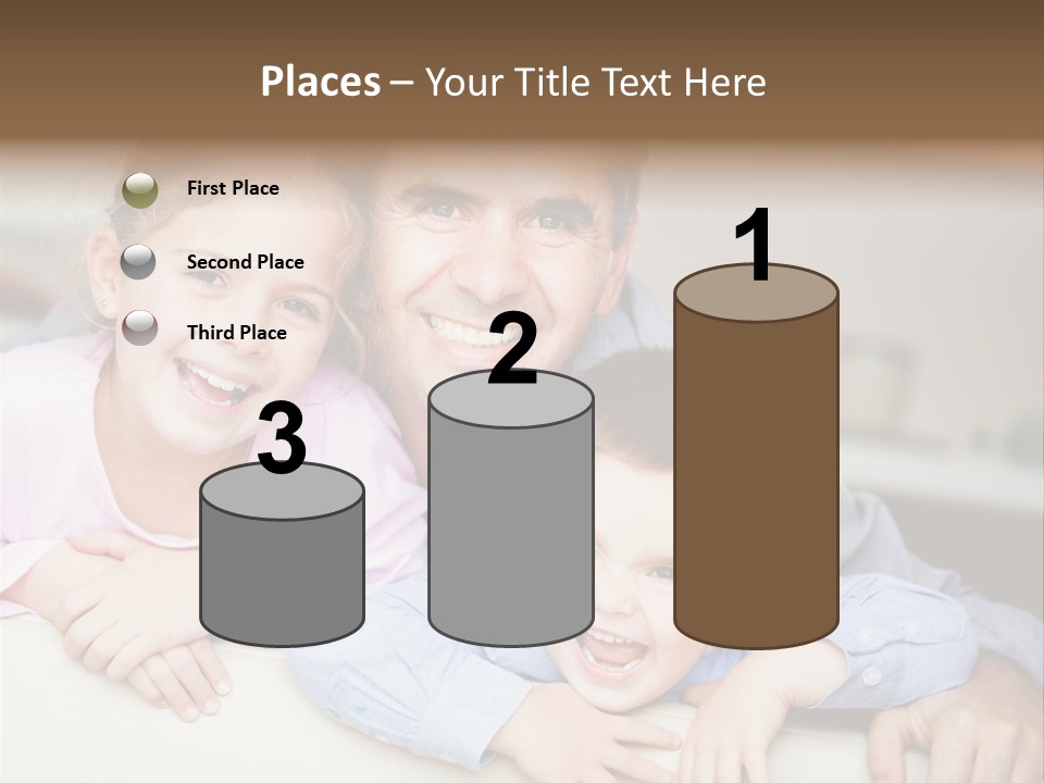 Affectionate Family Smile PowerPoint Template