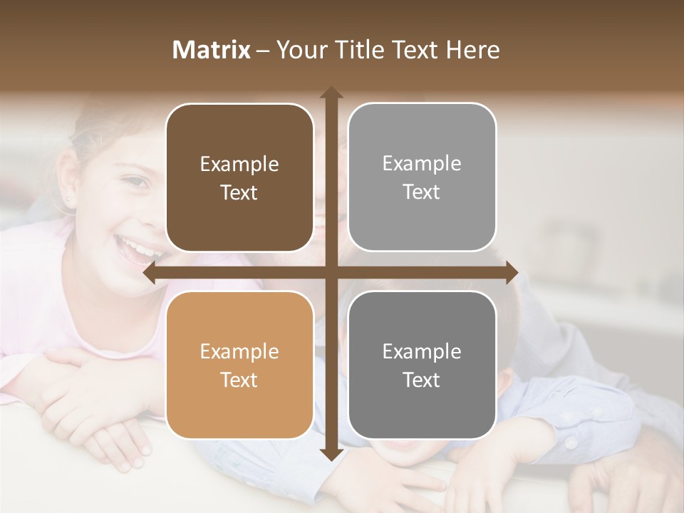 Affectionate Family Smile PowerPoint Template