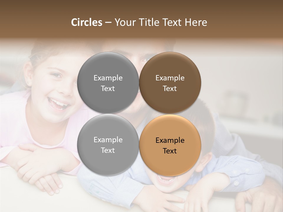 Affectionate Family Smile PowerPoint Template