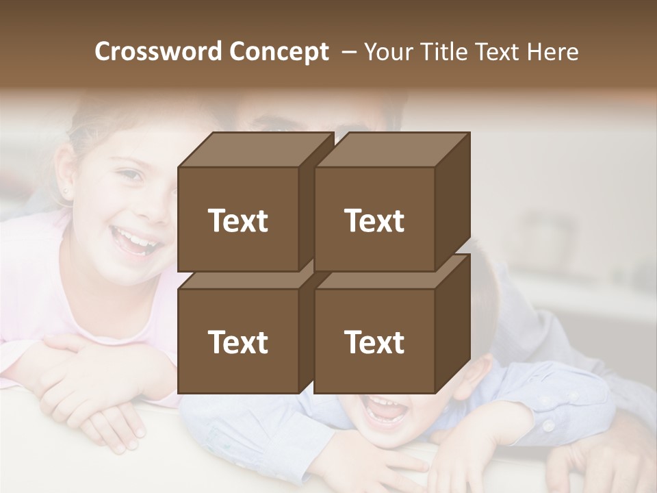 Affectionate Family Smile PowerPoint Template