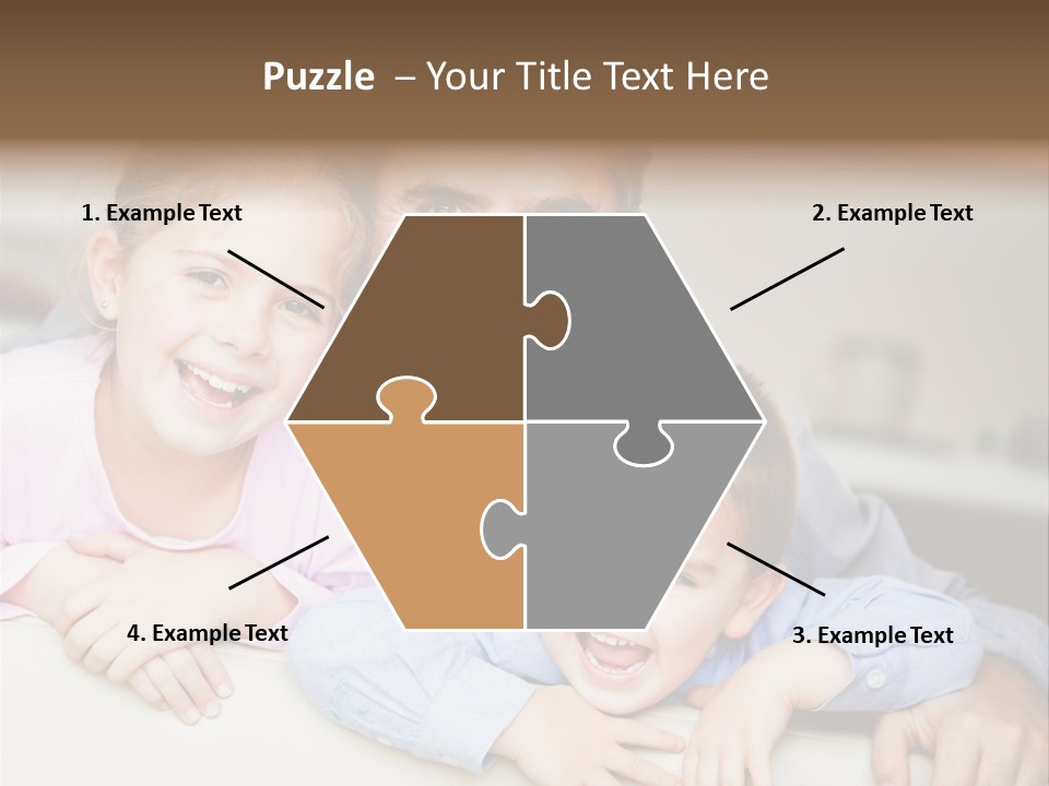 Affectionate Family Smile PowerPoint Template