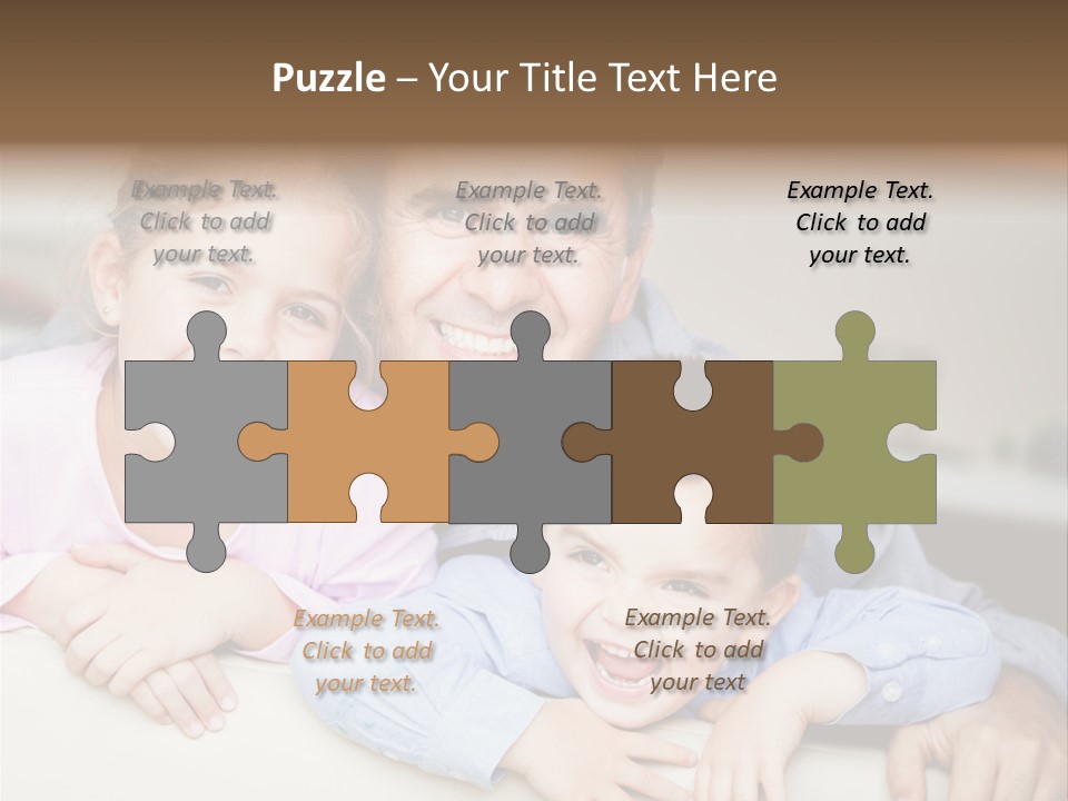 Affectionate Family Smile PowerPoint Template