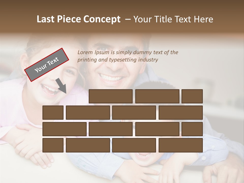 Affectionate Family Smile PowerPoint Template