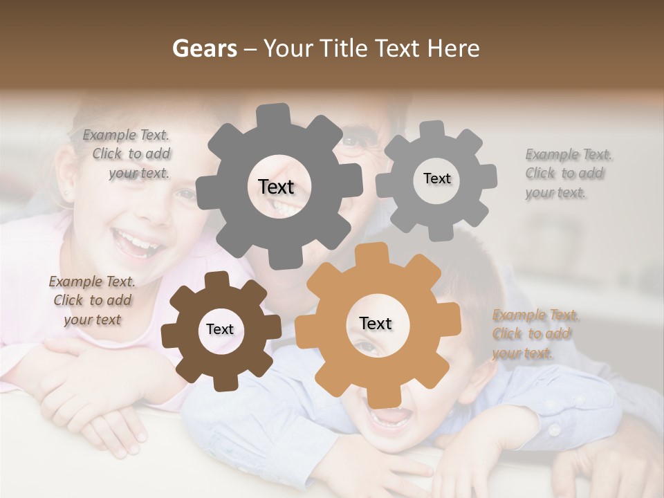 Affectionate Family Smile PowerPoint Template