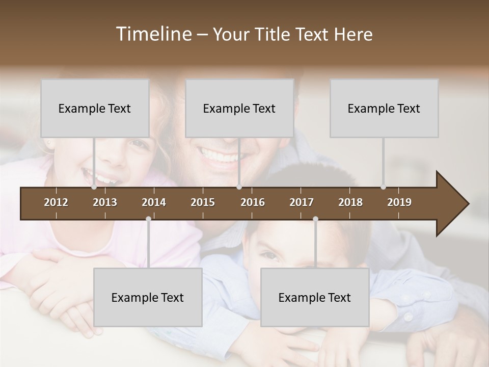 Affectionate Family Smile PowerPoint Template