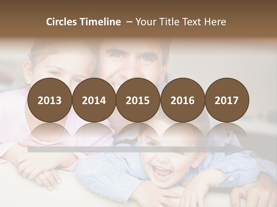 Affectionate Family Smile PowerPoint Template