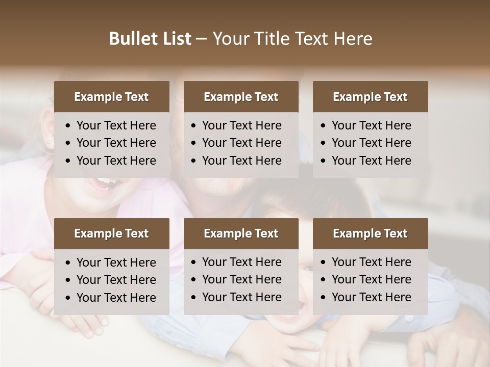 Affectionate Family Smile PowerPoint Template