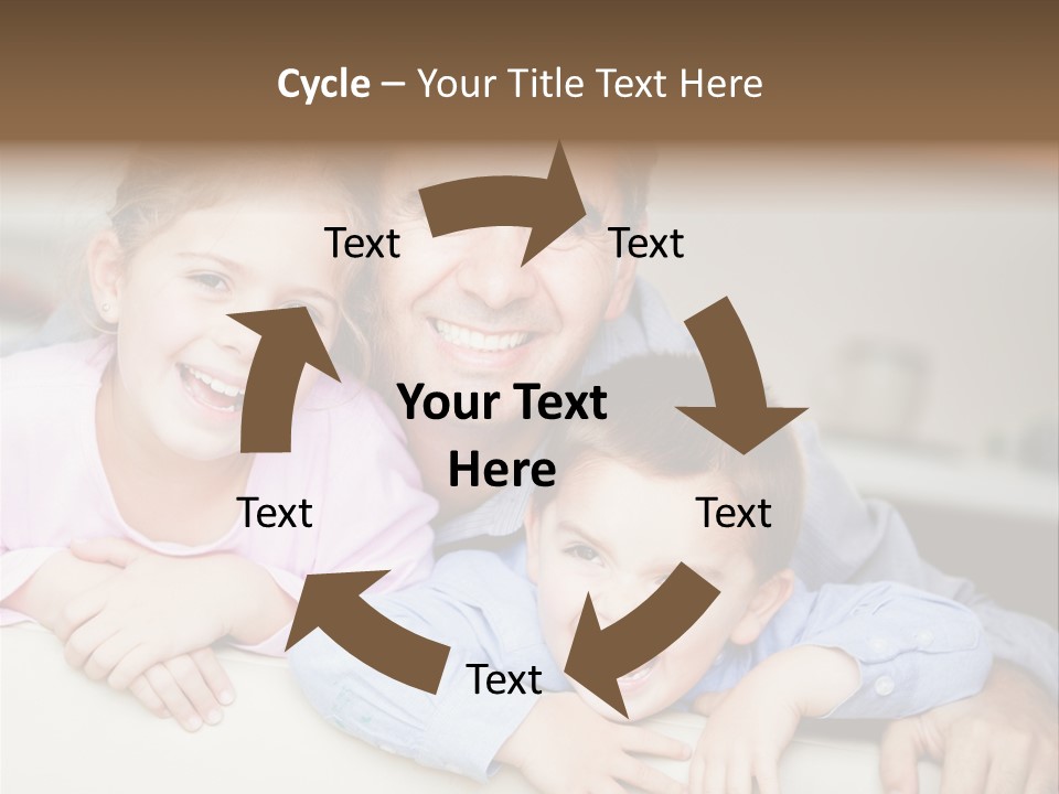 Affectionate Family Smile PowerPoint Template