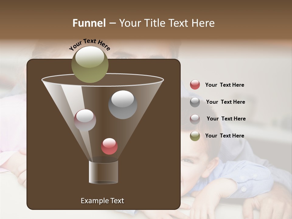 Affectionate Family Smile PowerPoint Template