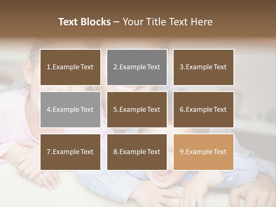 Affectionate Family Smile PowerPoint Template