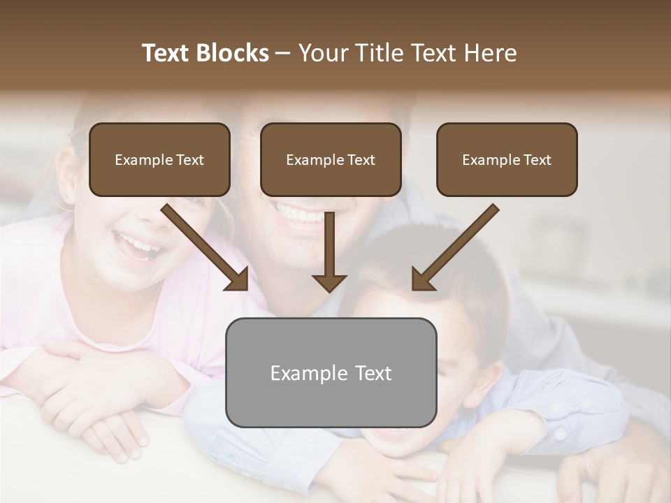 Affectionate Family Smile PowerPoint Template