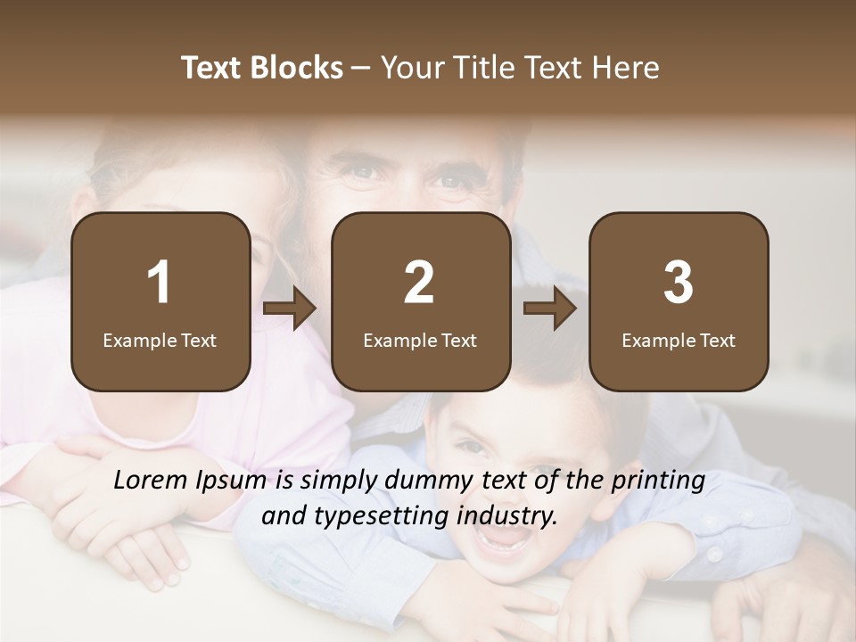Affectionate Family Smile PowerPoint Template