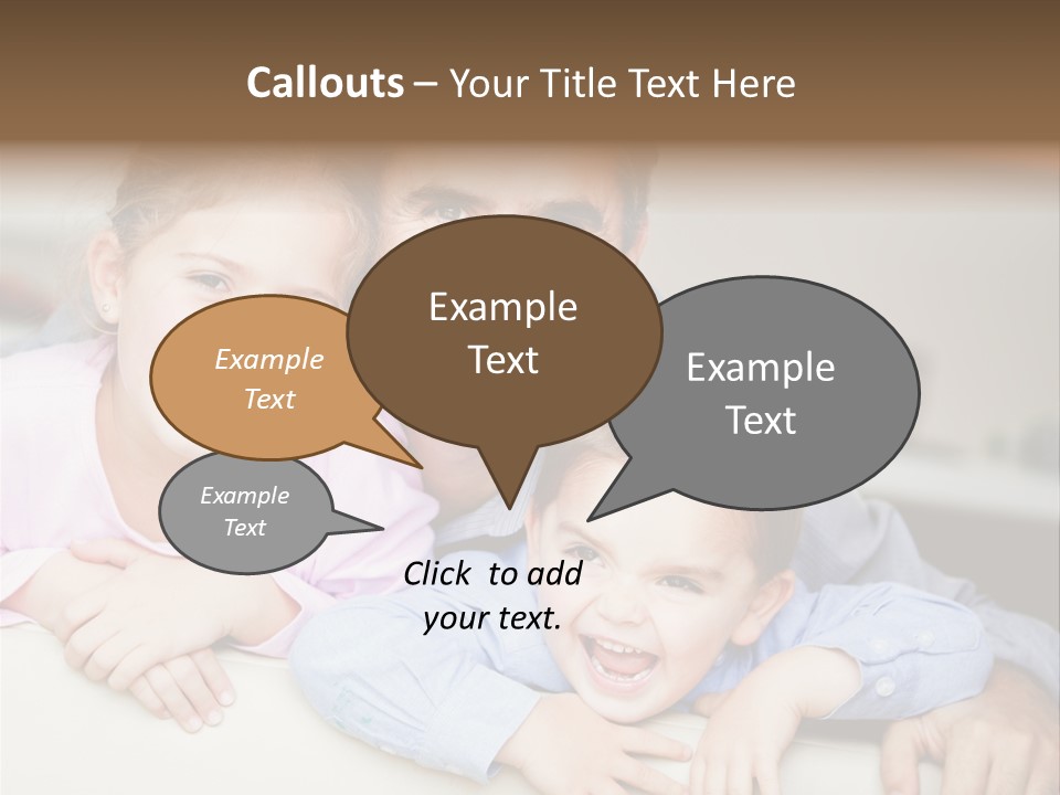 Affectionate Family Smile PowerPoint Template