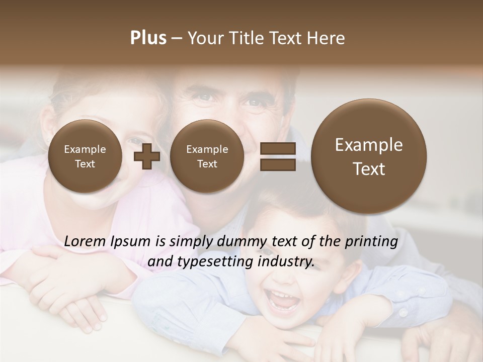 Affectionate Family Smile PowerPoint Template