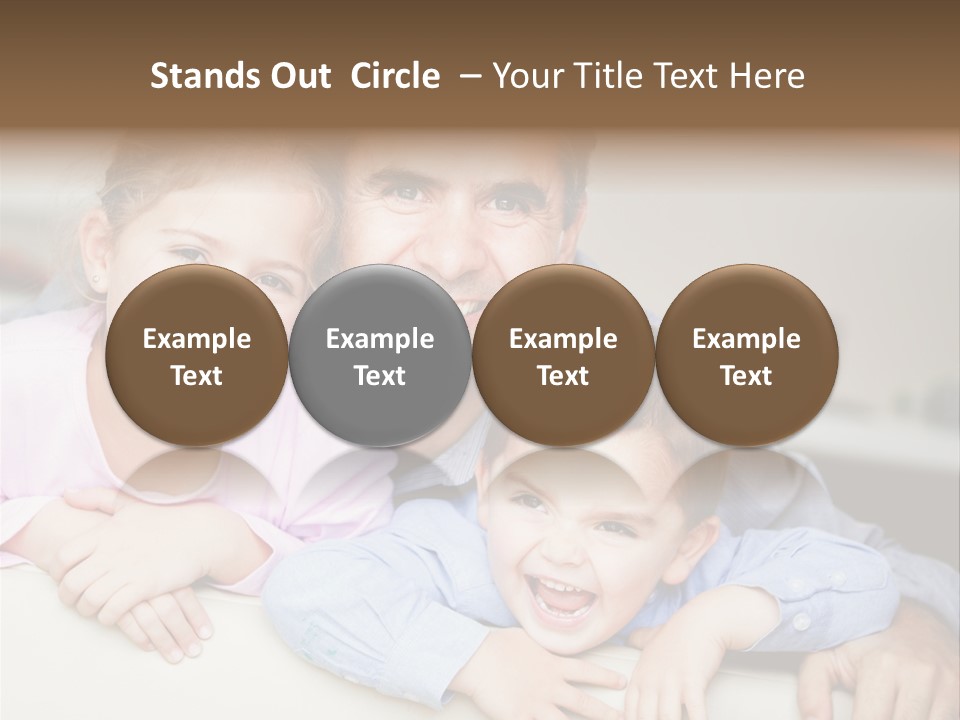 Affectionate Family Smile PowerPoint Template