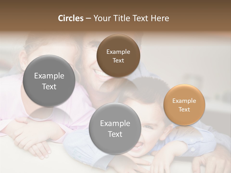 Affectionate Family Smile PowerPoint Template