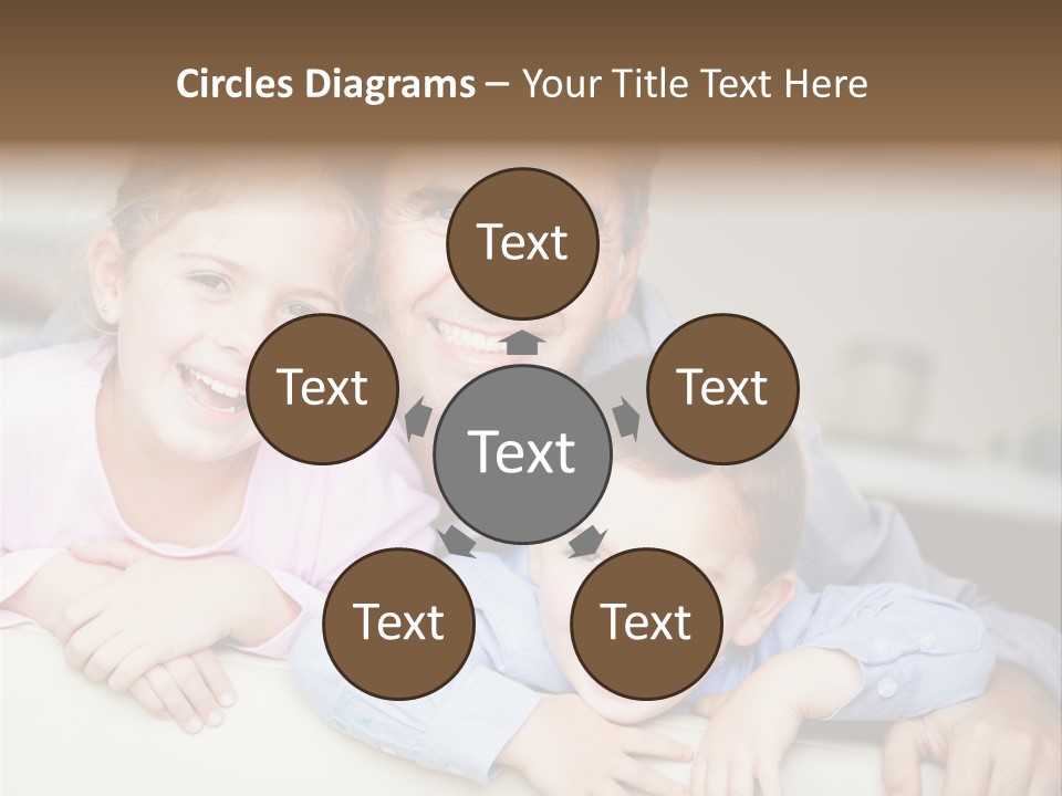 Affectionate Family Smile PowerPoint Template