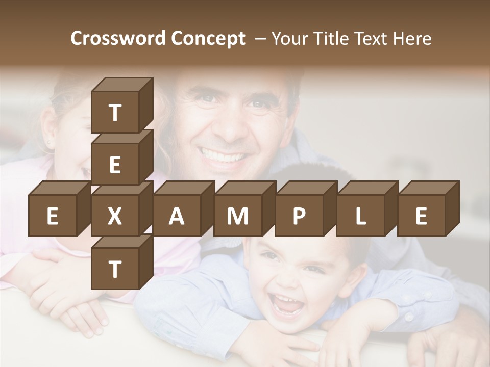 Affectionate Family Smile PowerPoint Template