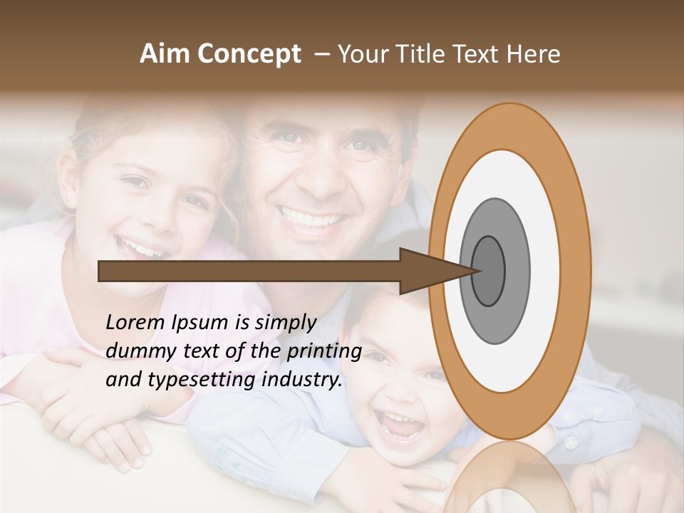 Affectionate Family Smile PowerPoint Template