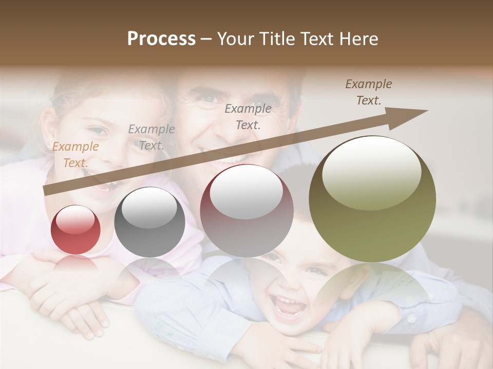 Affectionate Family Smile PowerPoint Template