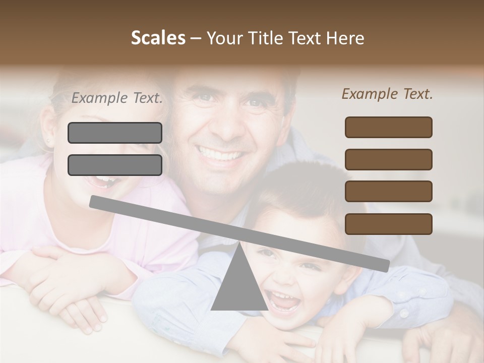Affectionate Family Smile PowerPoint Template