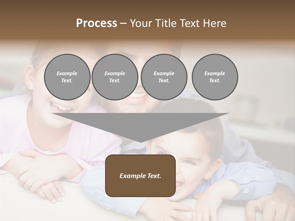 Affectionate Family Smile PowerPoint Template