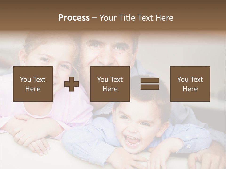 Affectionate Family Smile PowerPoint Template